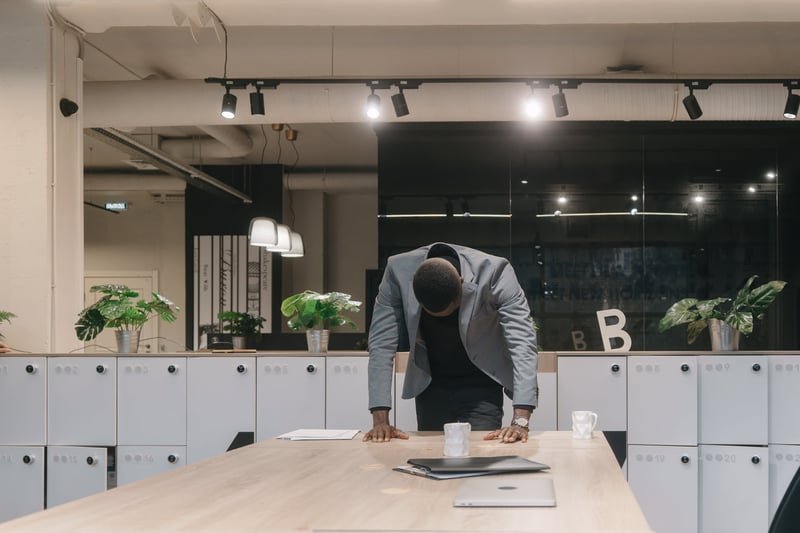 Bullying-To-Lonely-Black-Man-In-Workspace-toxic-work-environment