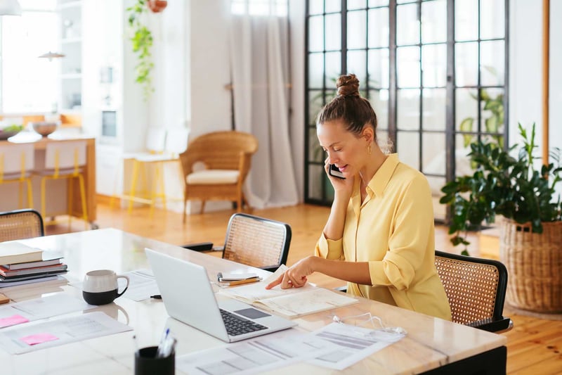 Businesswoman-Working-At-Desk-how-to-begin-self-discovery