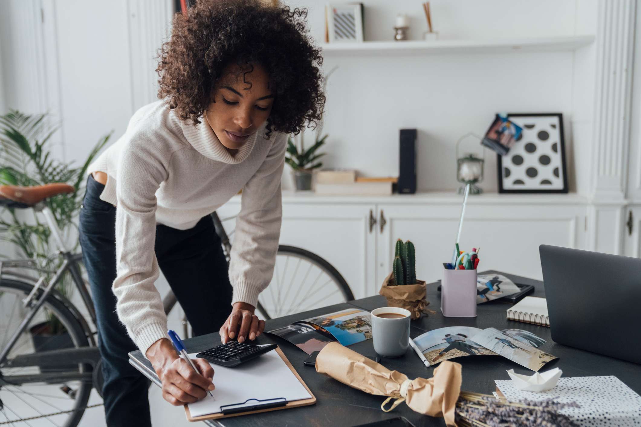 Freelancer-standing-at-hert-desk-how-to-deal-with-career-disappointment