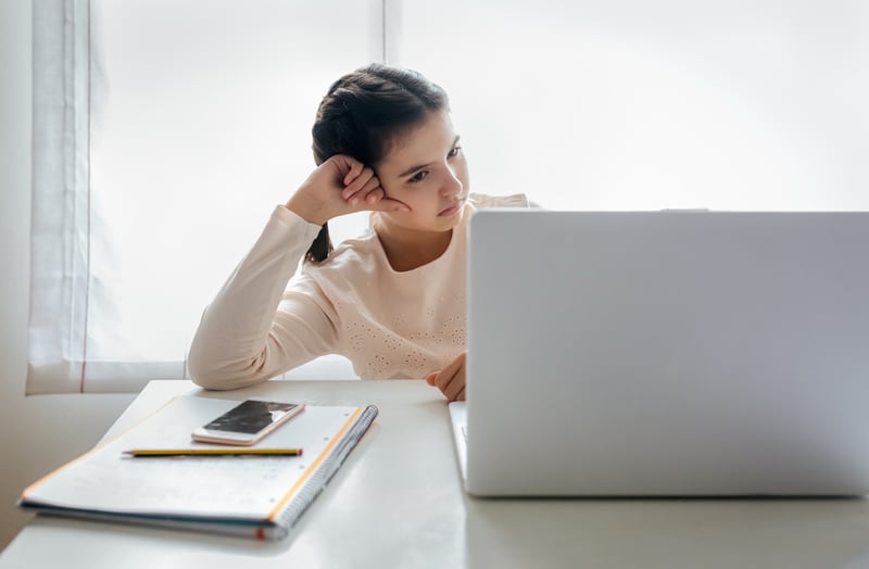 Girl-Studying-At-Home