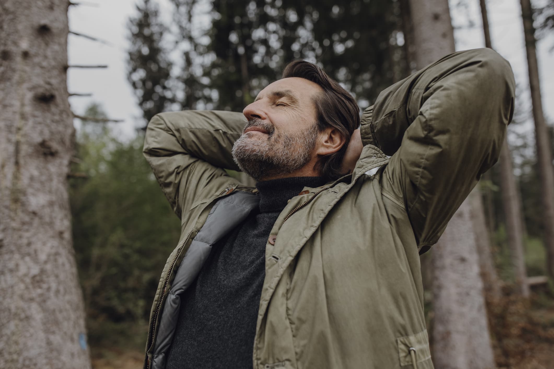 Man-relaxed-taking-a-walk-outside-what-is-the-fight-or-flight-response