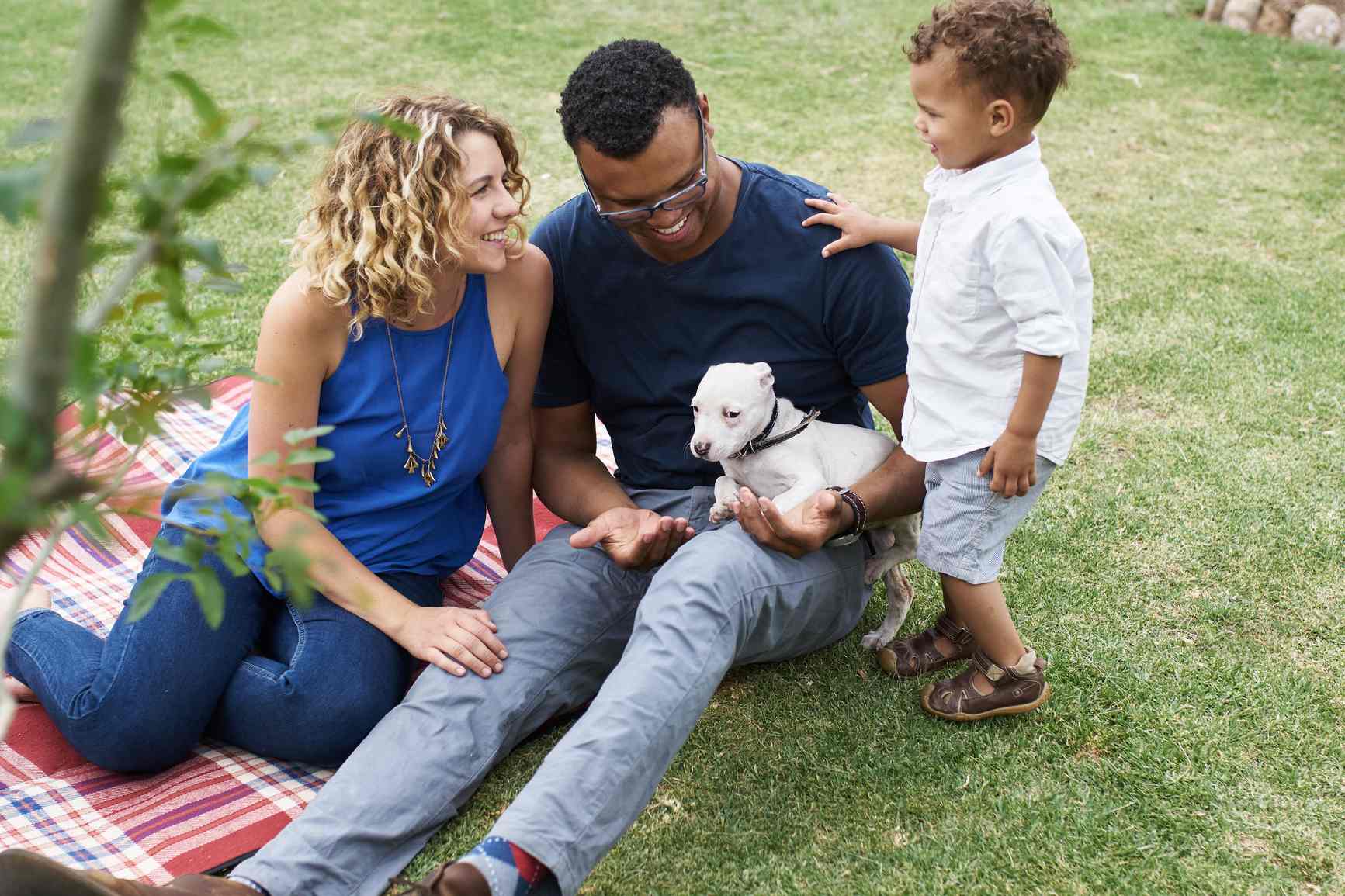 Mixed-Family-Having-Fun-With-Dog-In-The-Park-how-to-find-meaning-in-life