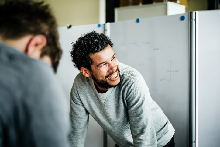 Portrait-of-casual-businessman-during-meeting——10-personal-achievements-examples