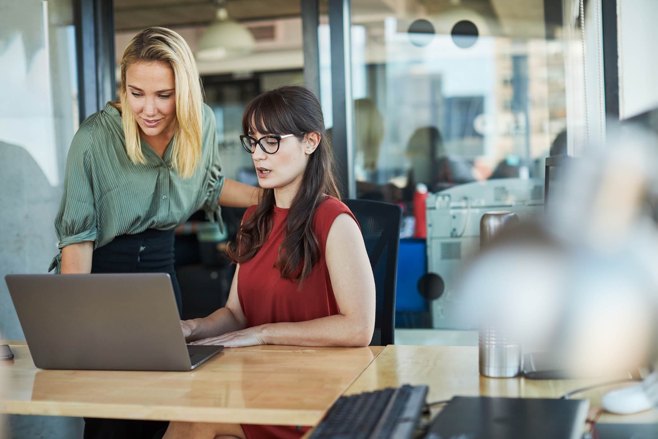 Two-women-in-a-corporate-Business-meeting-what-to-do-if-you-don 't-get-a-promotion