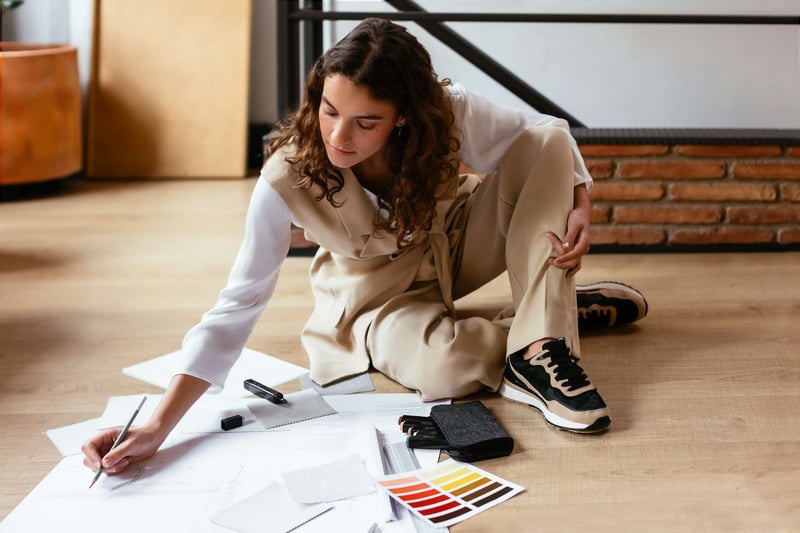 Woman-Drawing-Draft-On-Floor-how-to-believe-yourself