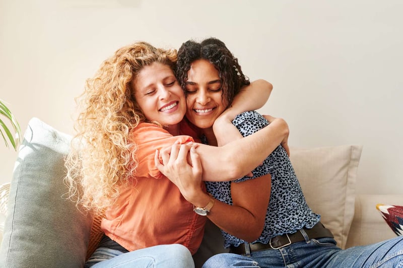 Woman-Hugging-Her-Friend-how-to-cheer-someone-up