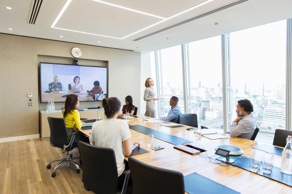 Work-meeting-at-office-with-a-conference-call-employee-owned-companies