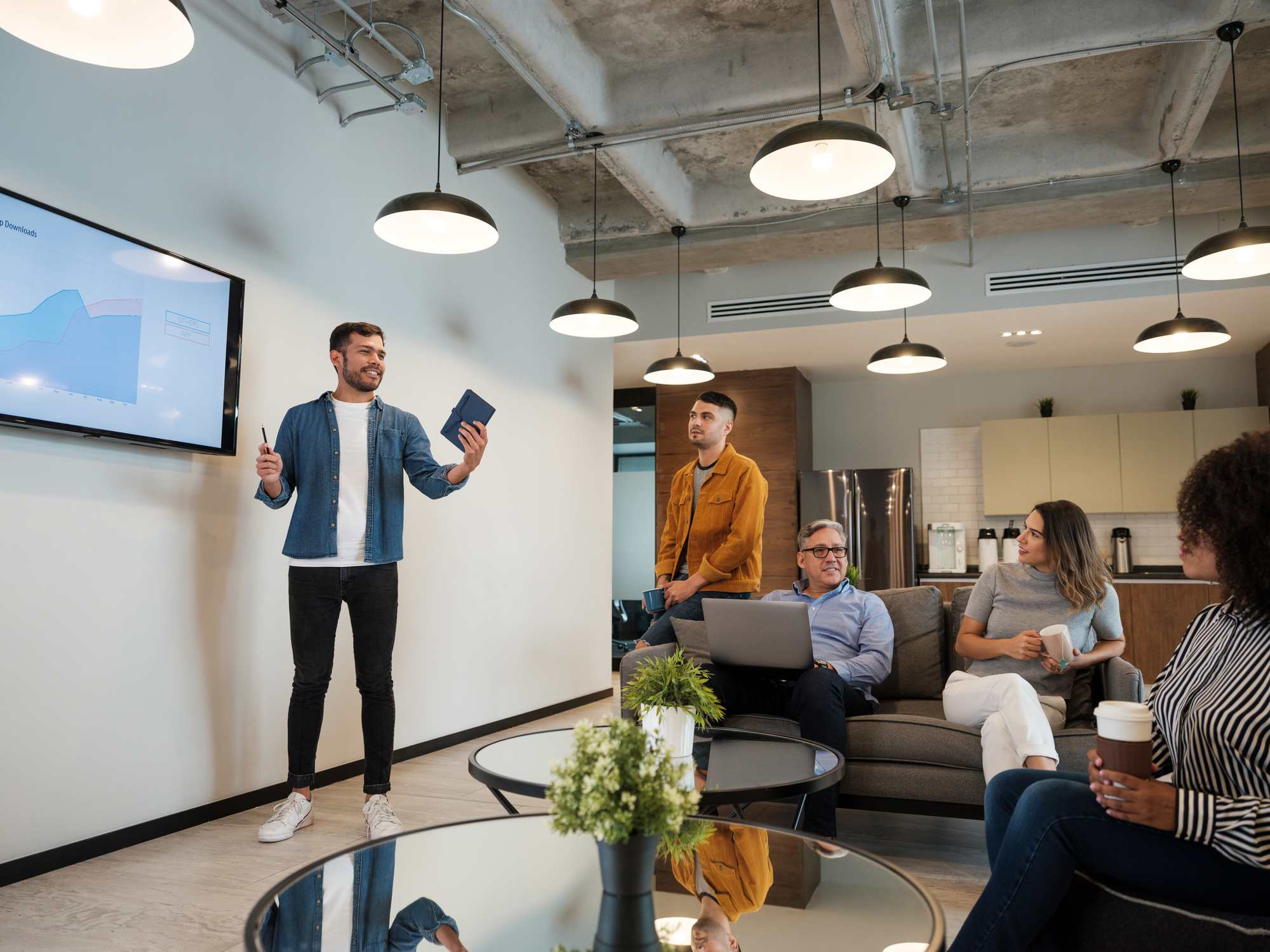 Work-team-at-meeting-in-office-personality-test-for-workplace