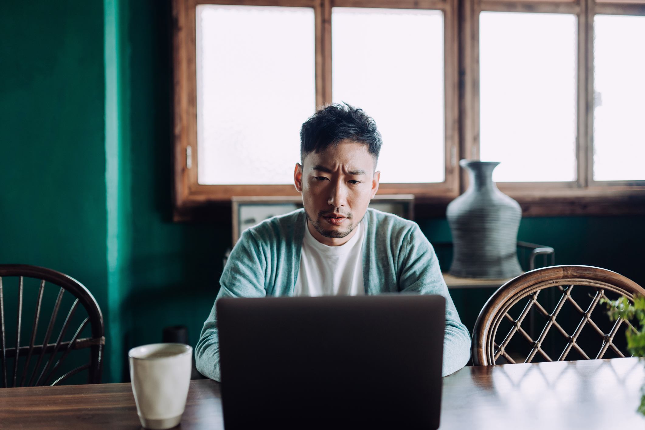 Worried-young-Asian-man-using-laptop-computer-at-home-what-to-do-if-you-don 't-get-a-promotion