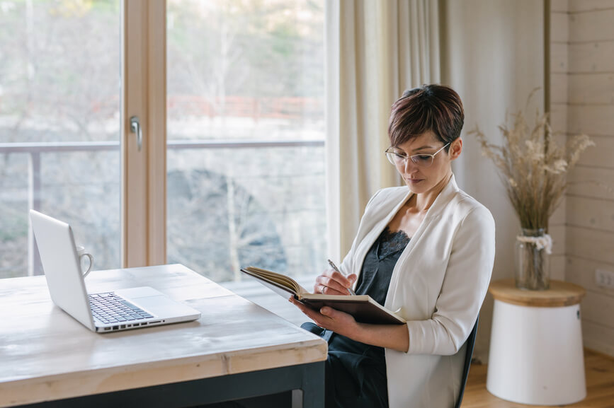 authoritative-businesswoman-working-at-desk-power-vs-authority