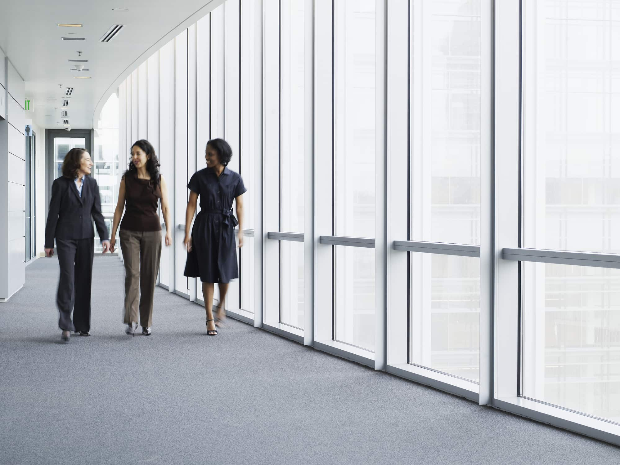 group-of-businesswoman-walking-on-hallway-recession-proof-careers