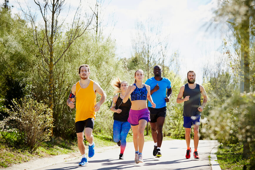 group-of-runners-self-care-plan