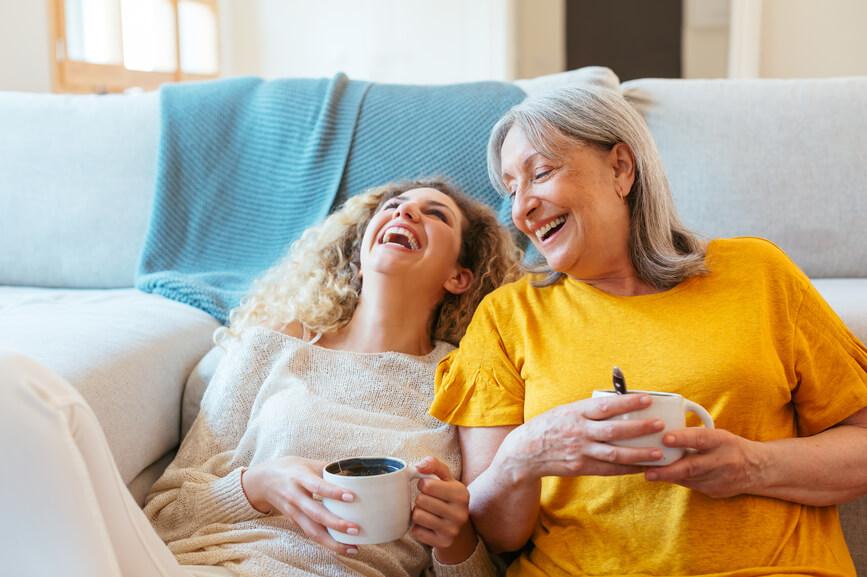 happy-mother-and-daughter-laughing-at-home-mental-clarity