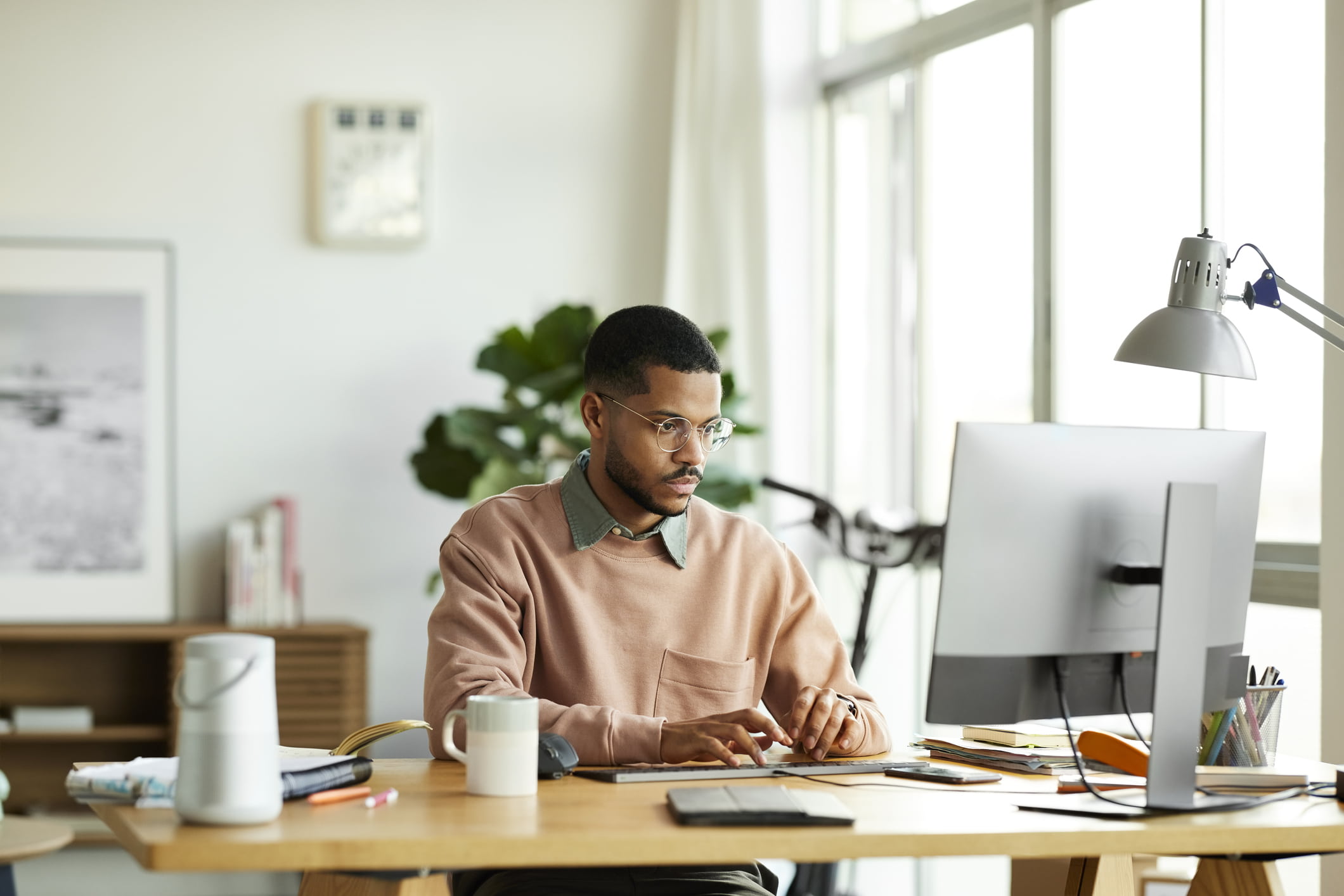 man-working-at-home-air-mindfulness-skills