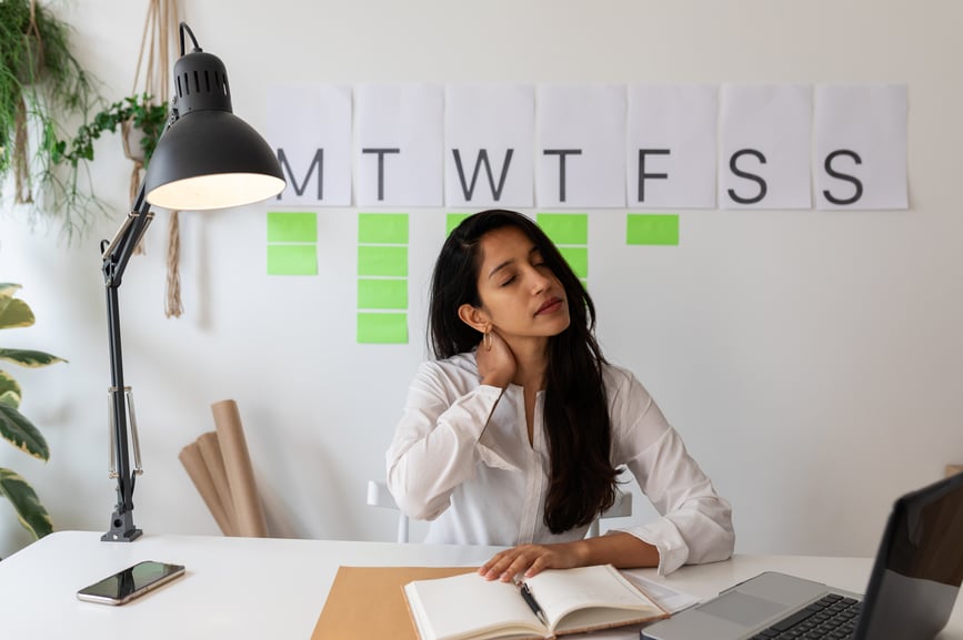 tired-woman-working-at-modern-office-team-conflict