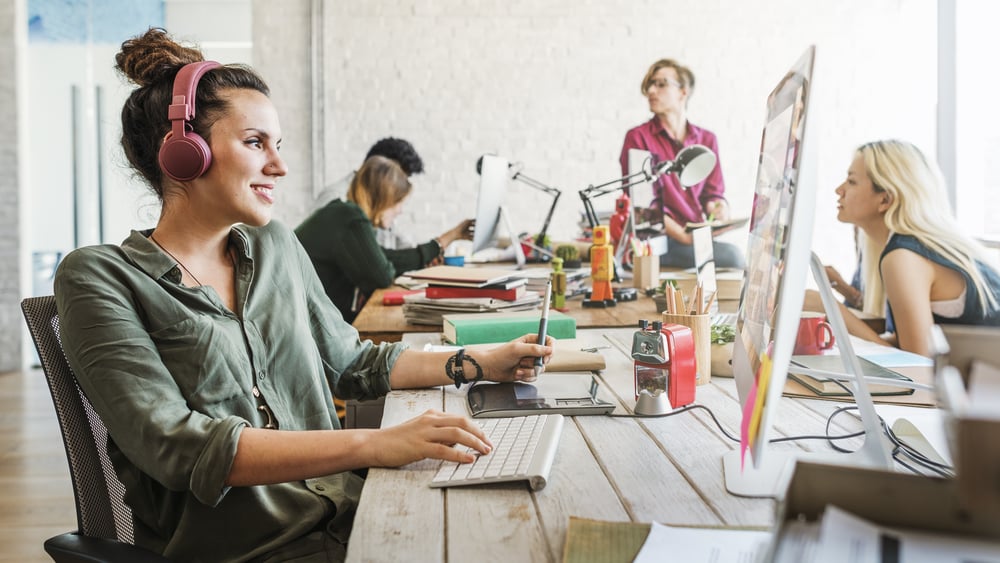 woman-wearing-headphones-how-to-control-anger-at-work