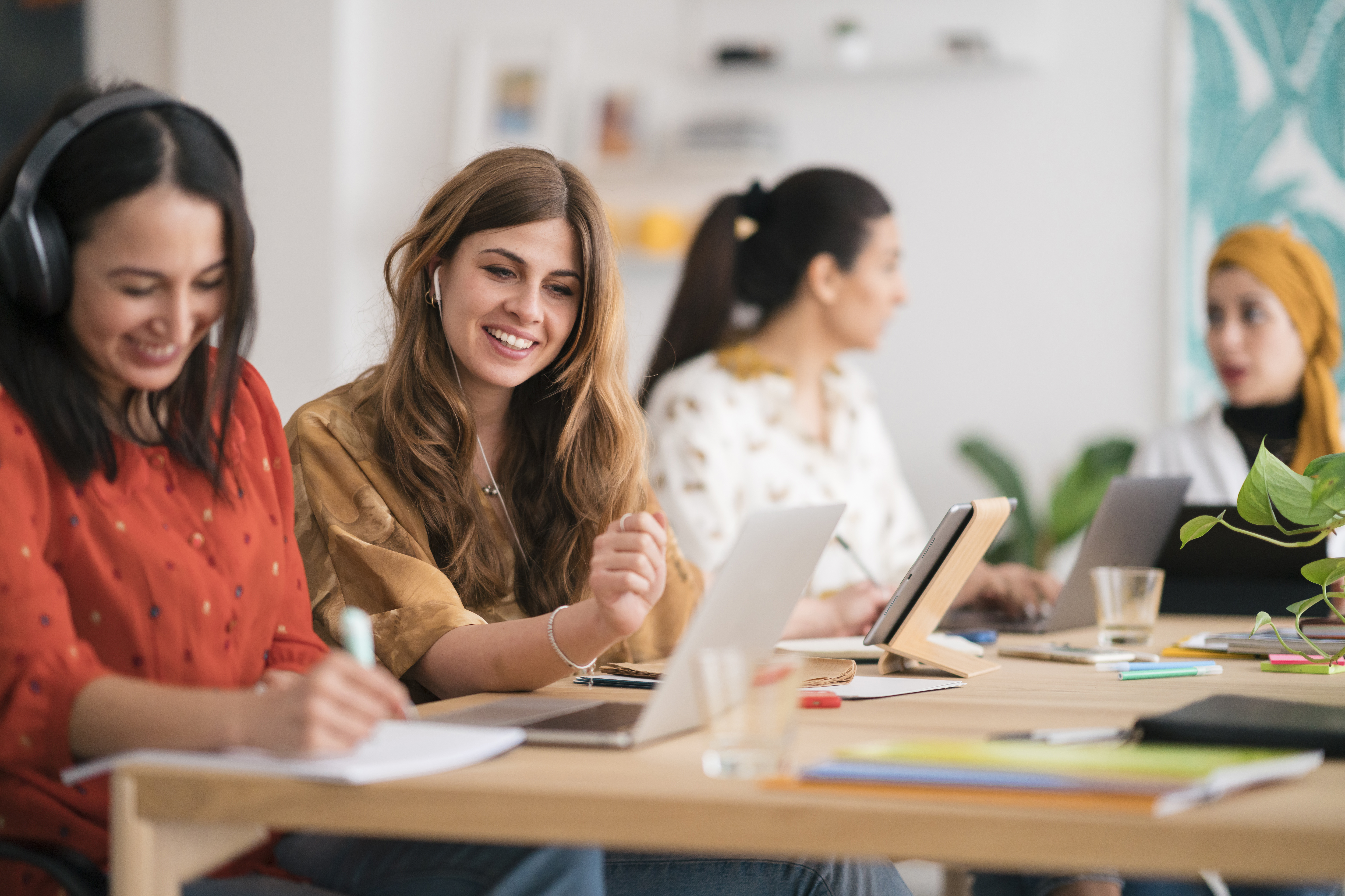 women-laughing-together-show-values-of-fun-and-collaboration